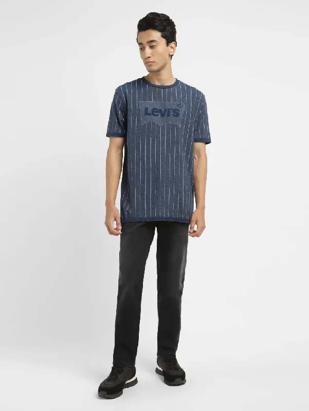 Men's Brand Logo Slim Fit T-shirt Business