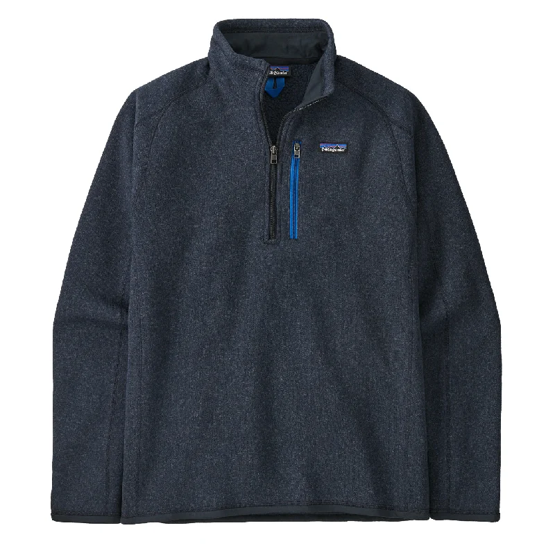 Patagonia Better Sweater 1/4 Zip Pitch Blue Trendy Men's Scandinavian
