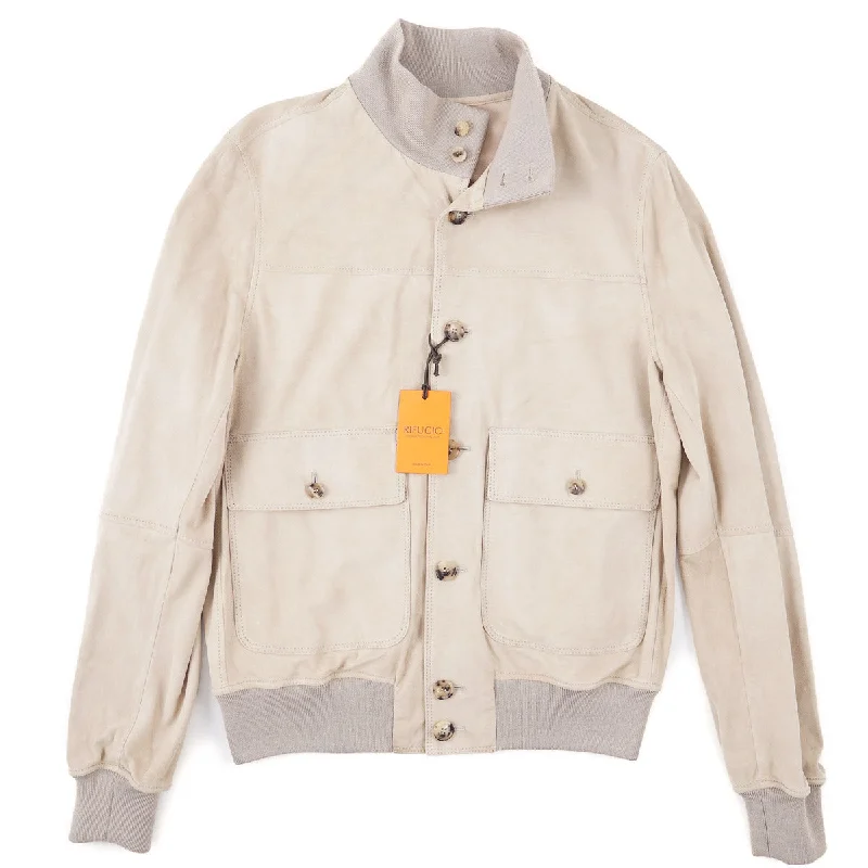 Rifugio Unlined Suede Bomber Jacket Modern Men's Tech