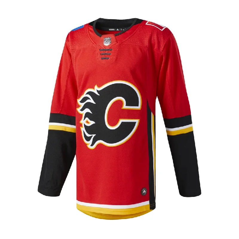 adidas - Men's Calgary Flames Home Authentic Pro Jersey (CA7072) Confident Men's High adidas - Men's Calgary Flames Home Authentic Pro Jersey (CA7072) Confident Men's High