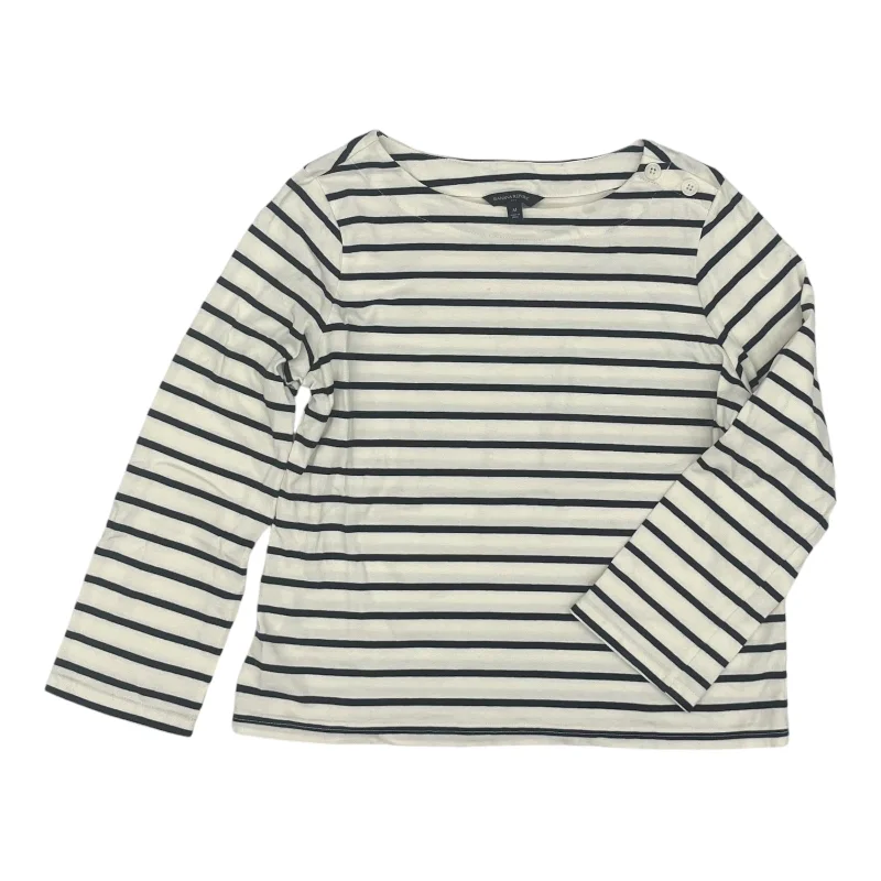 Top Ls By Banana Republic In White, Size:M Edgy Men's Punk