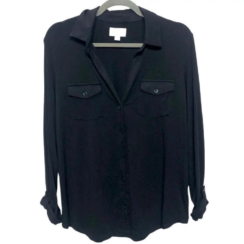 Top Long Sleeve By Everly In Black, Size: S Monochromatic All