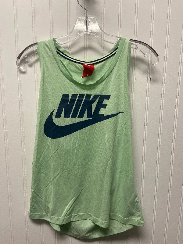 Athletic Tank Top By Nike In Green, Size: S Modern Men's Tech