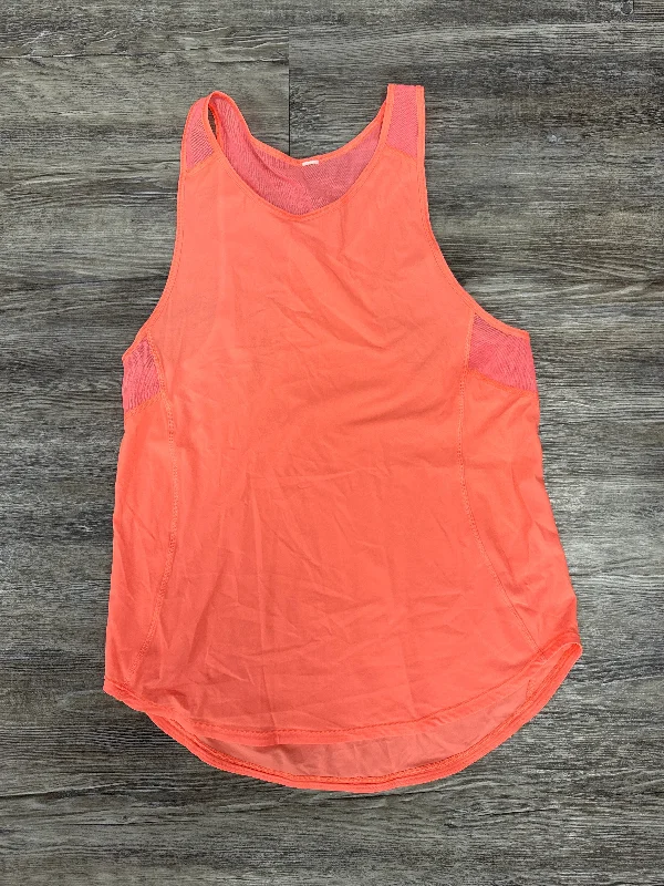 Athletic Tank Top By Lululemon In Coral, Size: S Elegant Men's Formal 