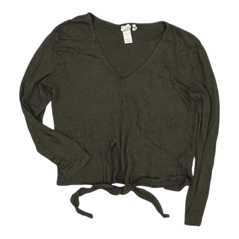Top Ls By H&M In Green, Size:M Modern Men's Tech