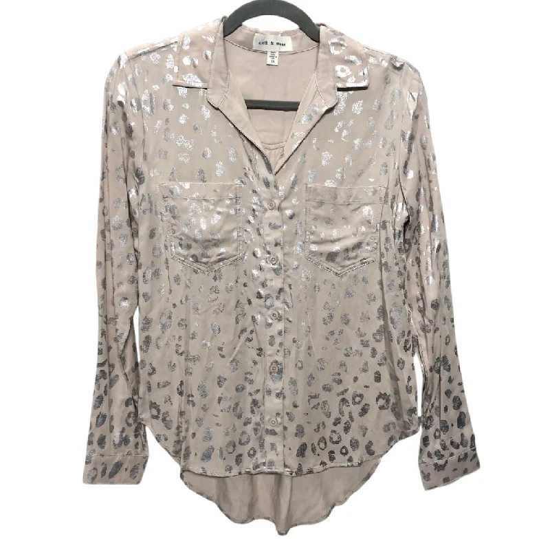Top Long Sleeve By Cloth & Stone In Beige, Size: Xs Dapper Men's 1920S