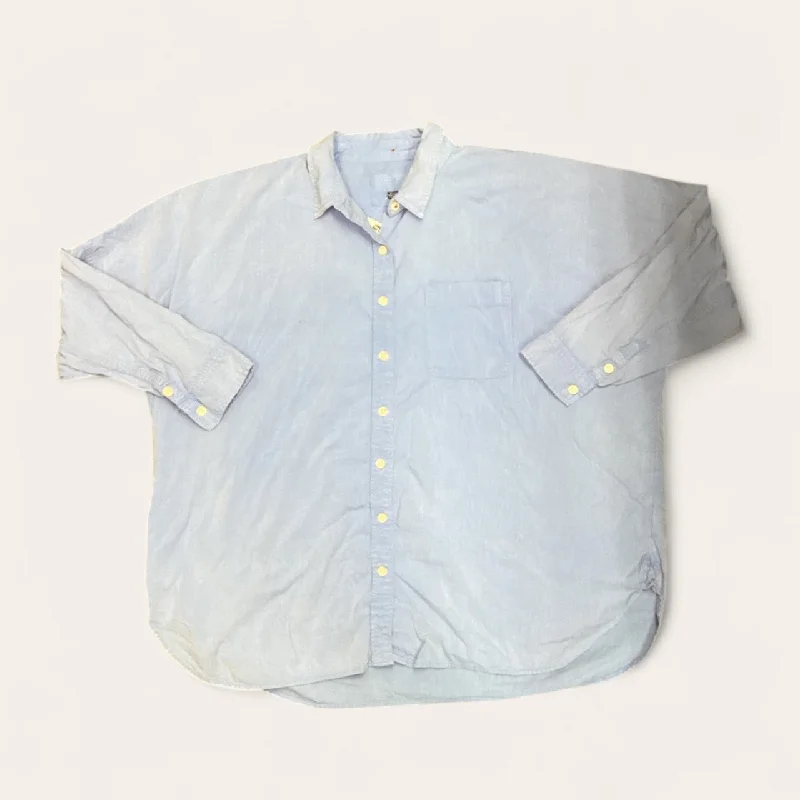Top Long Sleeve By American Eagle In Blue, Size: M Tough Men's Tactical