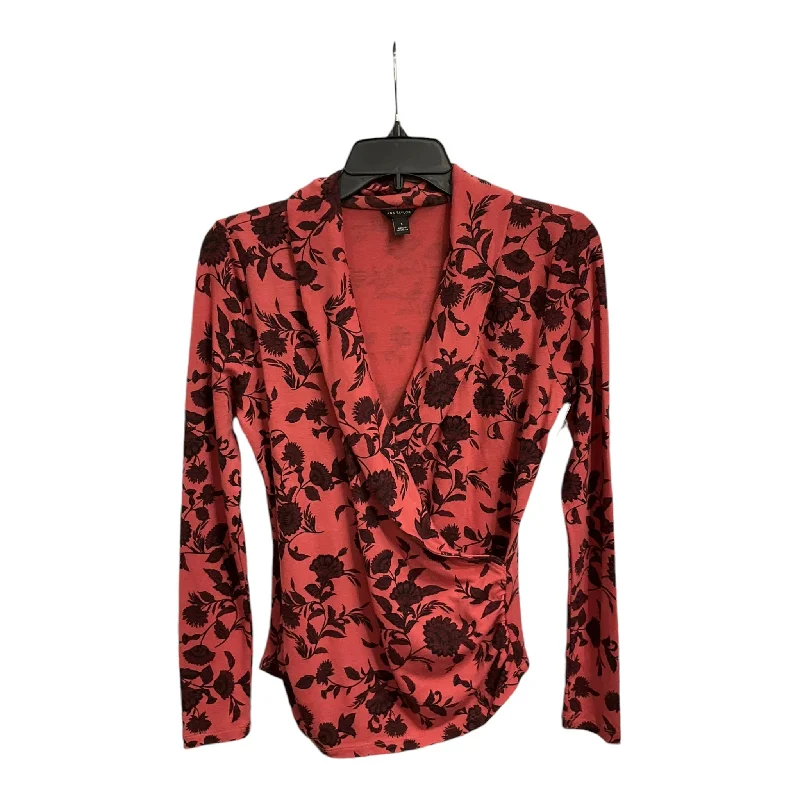 Top Long Sleeve By Ann Taylor In Multi-colored, Size: S Street