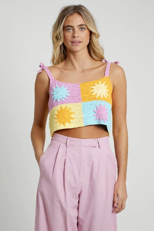 Sunia Crochet Knitted Cami Top Cool Men's Skate