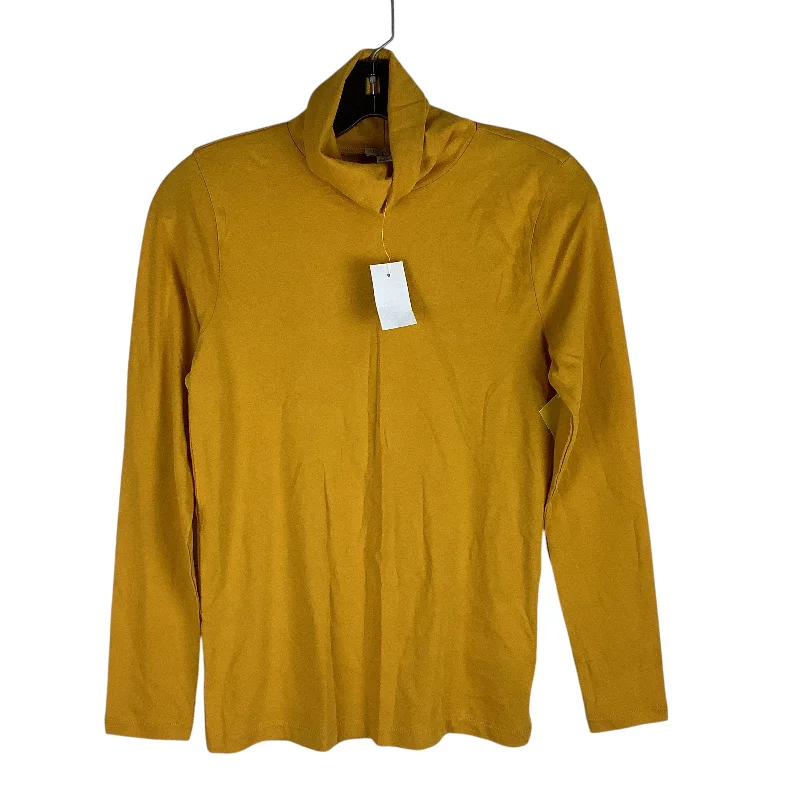 Top Long Sleeve Basic By J. Crew In Yellow, Size: Xs Hip Men's Retro