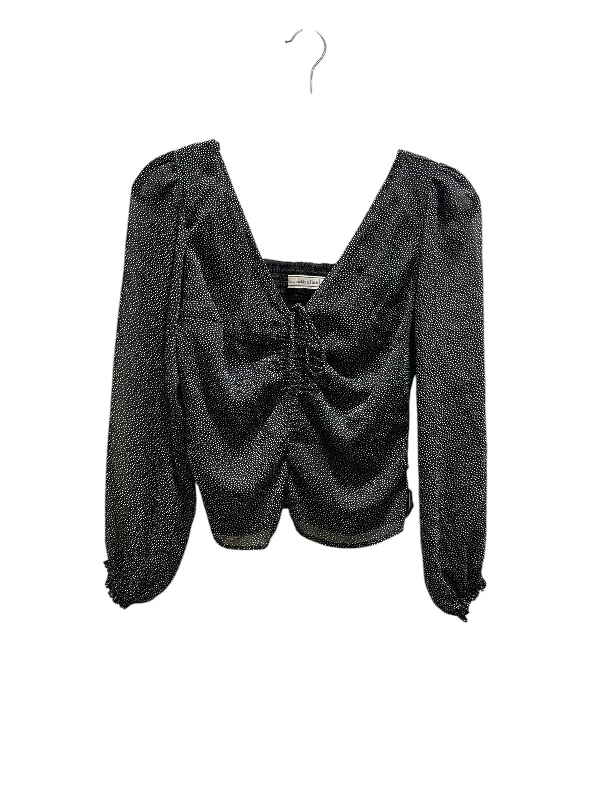 Top Long Sleeve By Abercrombie And Fitch In Black, Size: S Sophisticated Men's 