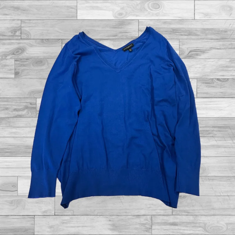Top Long Sleeve By Lane Bryant In Blue, Size: 26 Elegant Men's Formal 