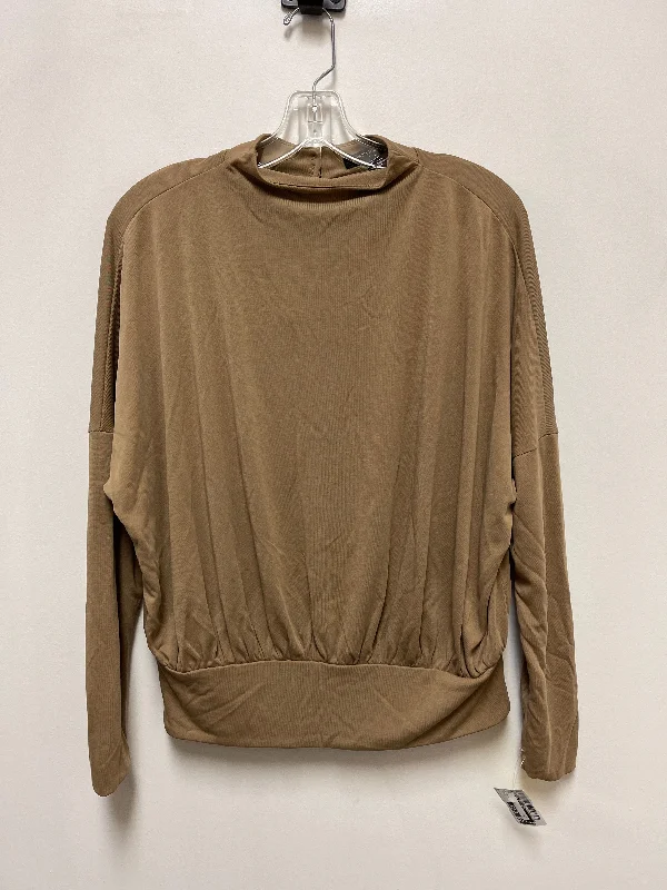 Top Long Sleeve By Banana Republic In Tan, Size: S Practical Men's Quick