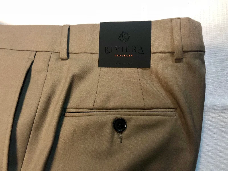 RIVIERA TRAVELER LIGHTWEIGHT PANT - KHAKI Practical Men's Quick