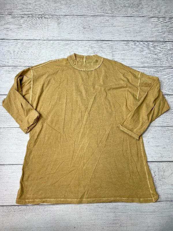 Top Long Sleeve By We The Free In Olive, Size: S Bold Men's Statement