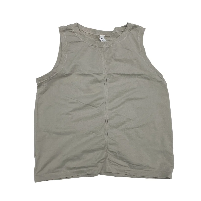 TAN ATHLETIC TANK TOP by YOGALICIOUS Size:XL Lumberjack