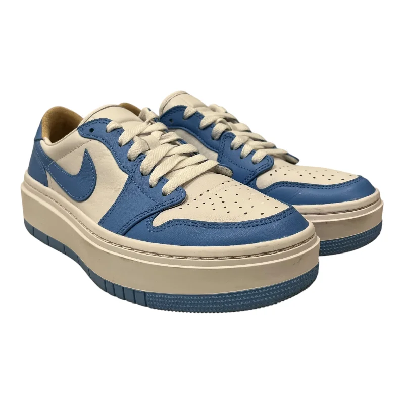 NIKE/AIR JORDAN 1 ELEVATE LOW SE/Low-Sneakers/US 8.5/Leather/WHT/DQ3698-141 Sleek Men's Contemporary 