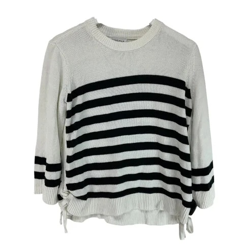 Top Long Sleeve By Olive And Oak In White, Size: S Monochromatic Office Style