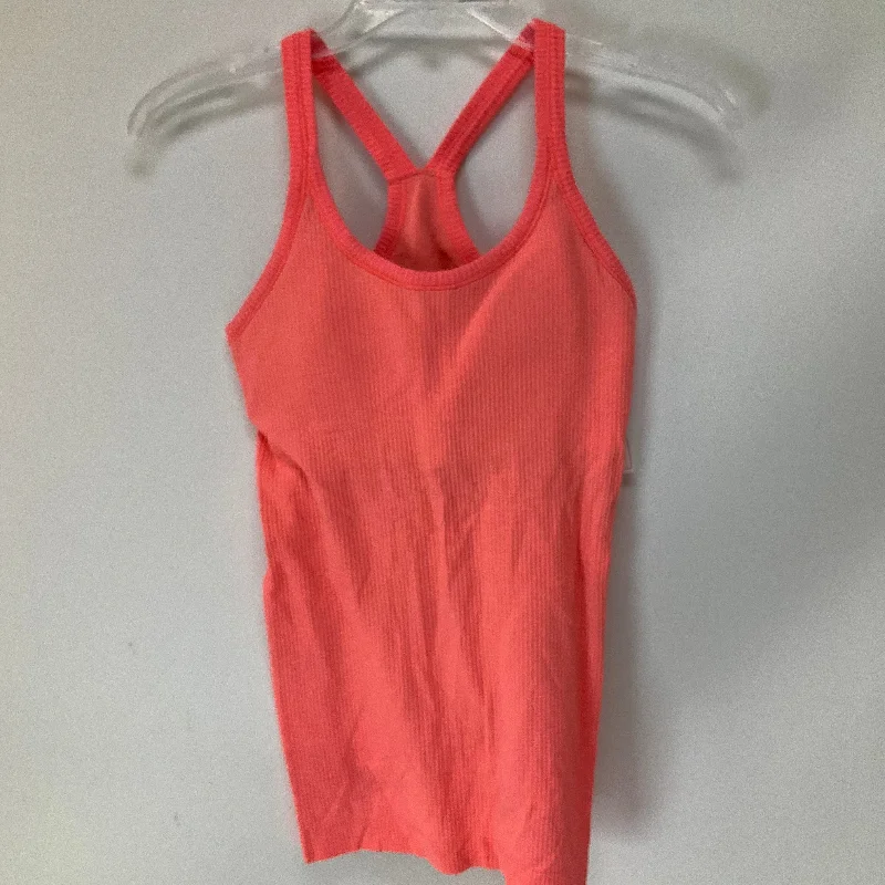 Athletic Tank Top By Lululemon In Orange, Size: 4 Elegant Men's Cashmere