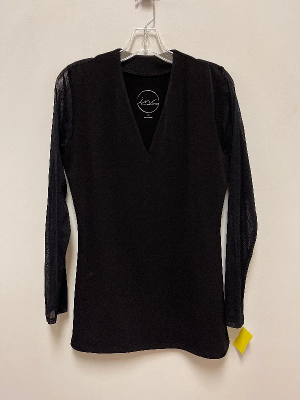 Top Long Sleeve By Inc In Black, Size: Xl Cool Men's Skate