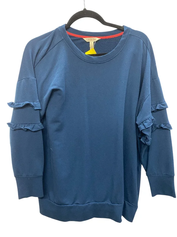 Top Long Sleeve By Matilda Jane In Blue, Size: S Sporty Men's Athleisure 