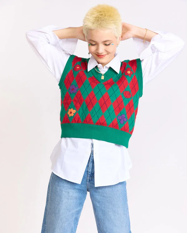 The Flower Envy Vest Artistic Men's Avant
