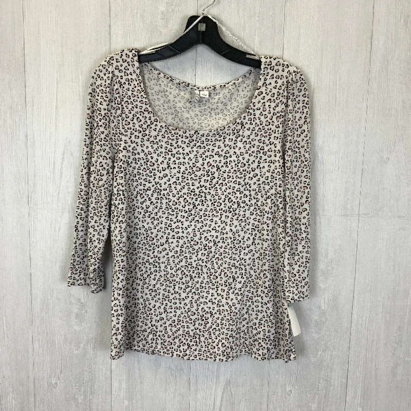 Top Long Sleeve By Elle In White, Size: L Relaxed Men's Australian 