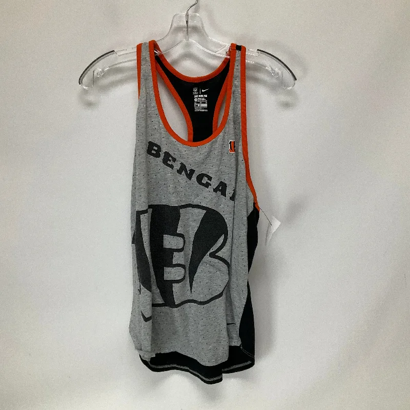 Grey & Orange Athletic Tank Top Nfl, Size 2x Youthful Men's Anime