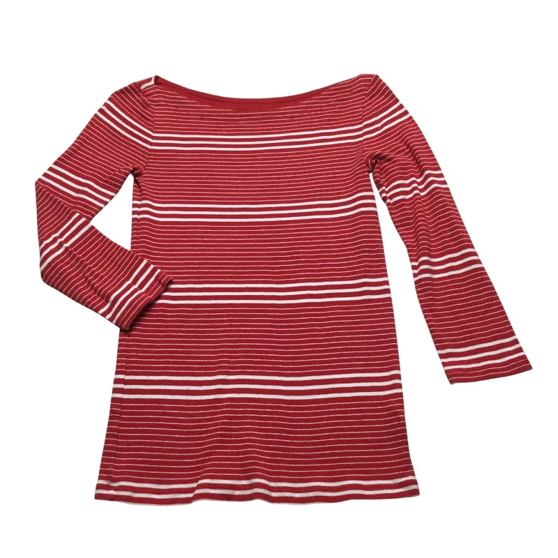 Top Long Sleeve Basic By Gap In Striped Pattern, Size: Xs Stylish Men's Tropical 