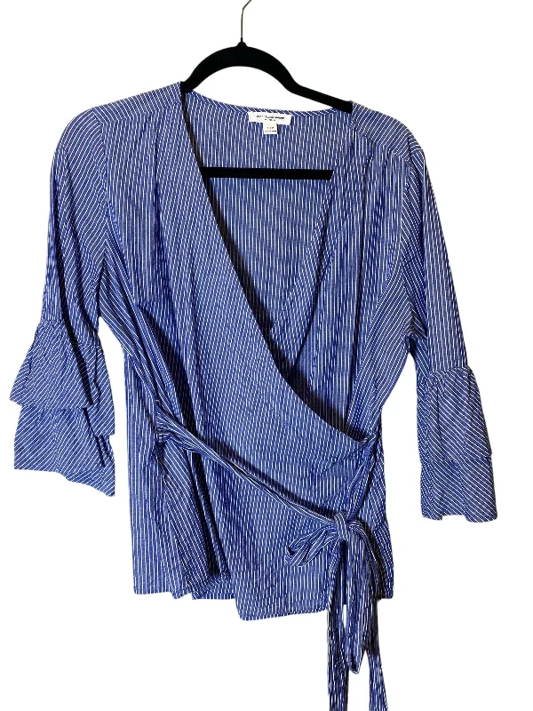 Top Long Sleeve By Beachlunchlounge In Striped Pattern, Size: S Cozy Men's Winter
