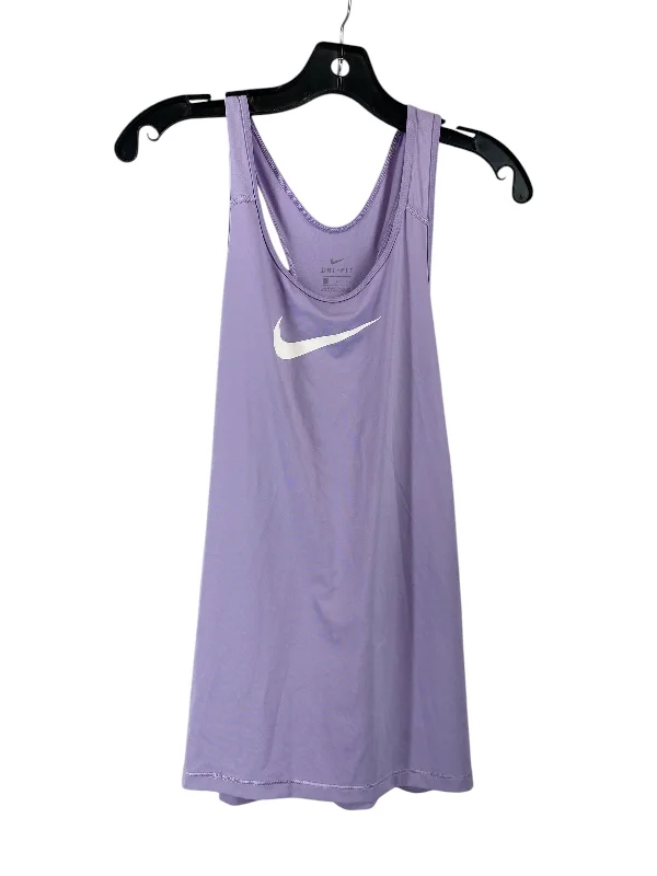 Athletic Tank Top By Nike In Purple, Size: L Laid