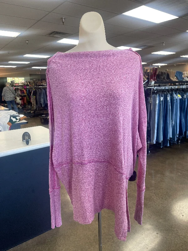 Top Long Sleeve By We The Free In Pink, Size: Xs Luxurious Men's High