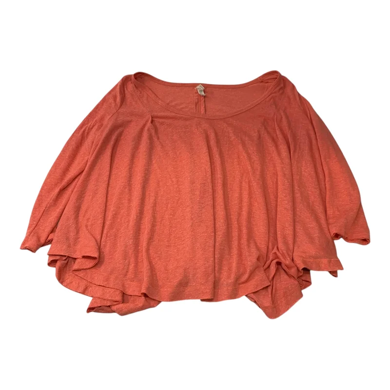Top Long Sleeve By We The Free In Orange, Size: Xs Unique Men's Patch