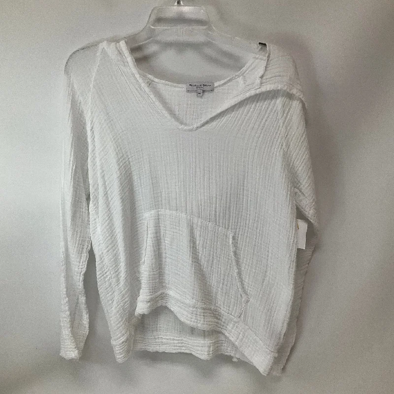Top Long Sleeve By Michael Stars In White, Size: Xs Trendy Men's Bucket