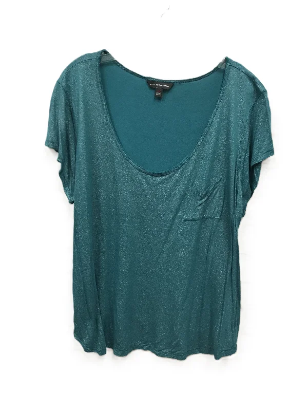 Teal Top Short Sleeve Basic By Rock And Republic, Size: 2x Practical Men's Quick