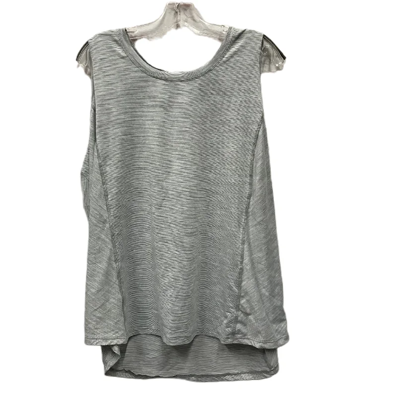 Grey Athletic Top Short Sleeve By Rbx, Size: 3x Refined Men's Velvet