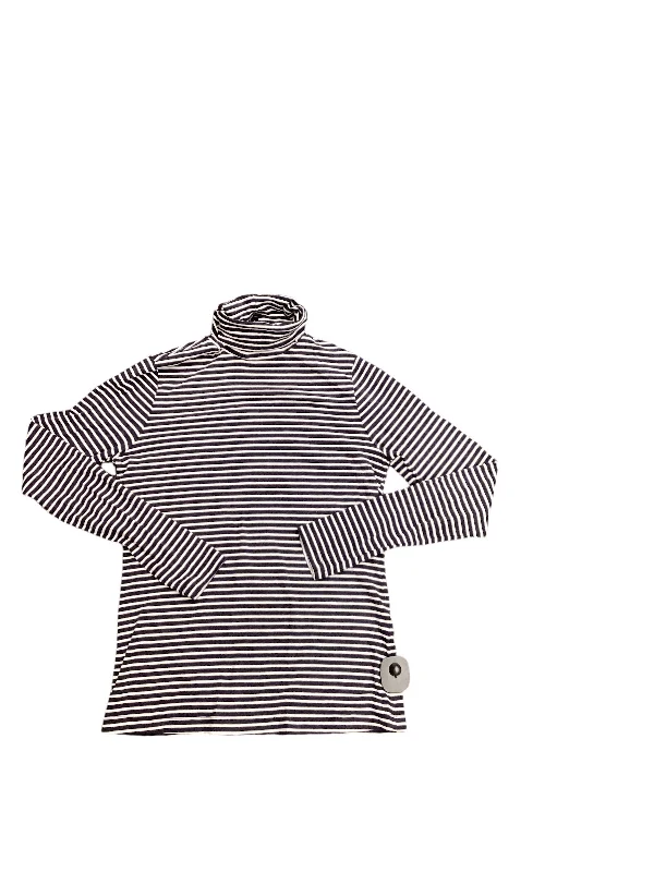 Top Long Sleeve Basic By Banana Republic In Striped Pattern, Size: Xs Modern Men's Tech