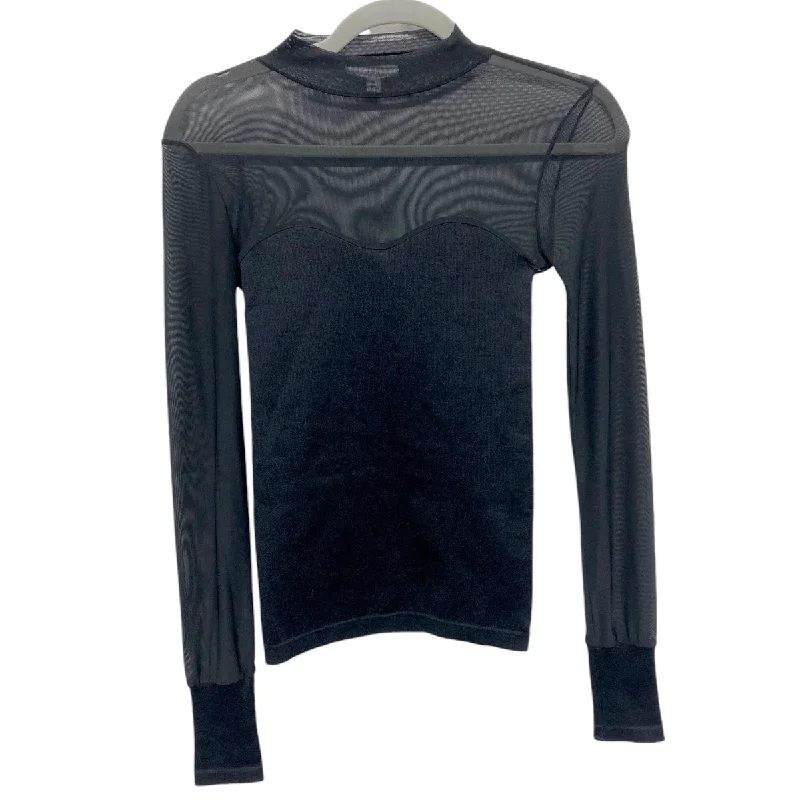 Top Long Sleeve By A Loves A In Black, Size: Xs Elegant Men's Formal 