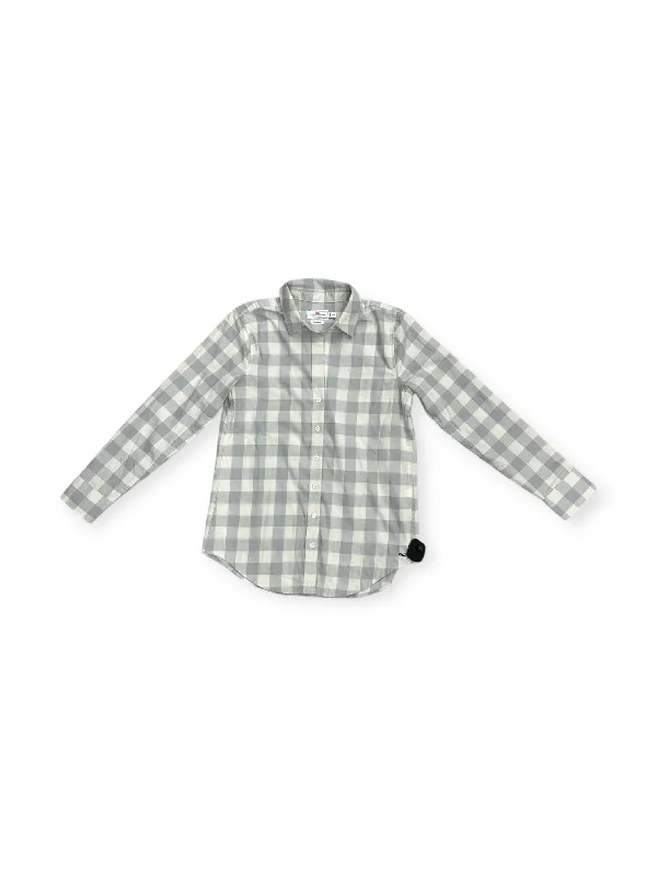 Top Long Sleeve By Vineyard Vines In Plaid Pattern, Size: 0 Luxurious Men's High