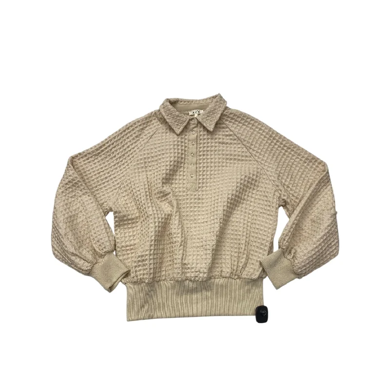 Top Long Sleeve By La Miel In Pink & Tan, Size: S Hip Men's Urban