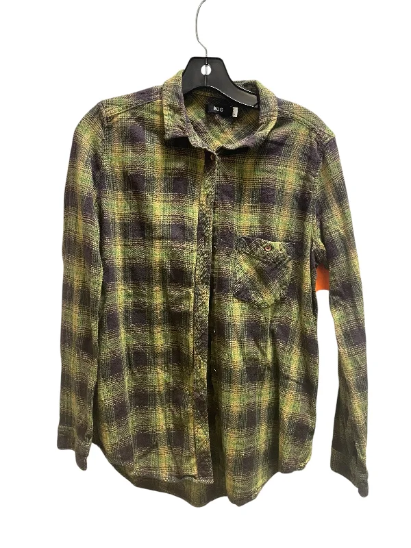 Top Long Sleeve By Bdg In Green, Size: M Dynamic Men's High