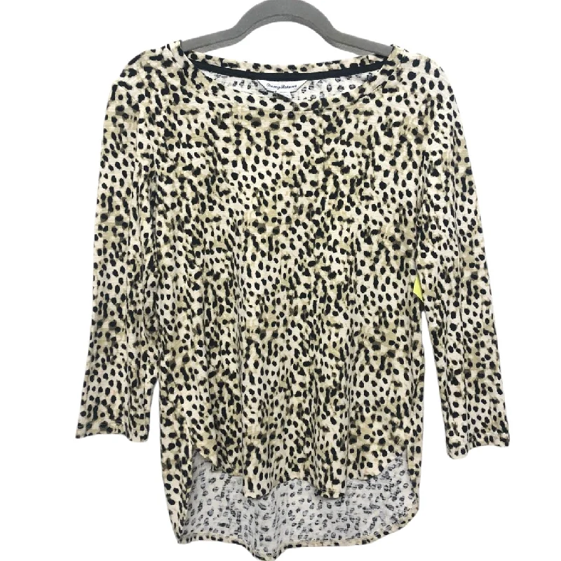 Top Long Sleeve By Tommy Bahama In Animal Print, Size: S Hip Men's Urban