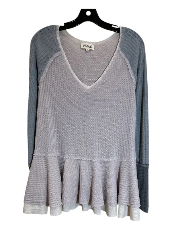 Tunic Long Sleeve By Listicle In Grey & Pink, Size: S Trendy Men's Scandinavian