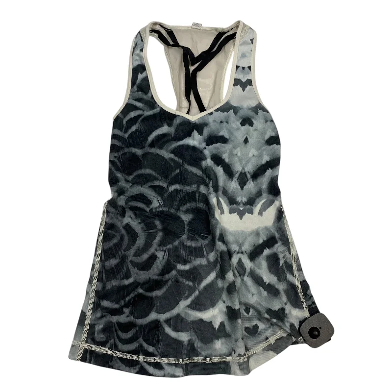 Athletic Tank Top By Lululemon In Black & Grey, Size: Xs Unique Men's Upcycled