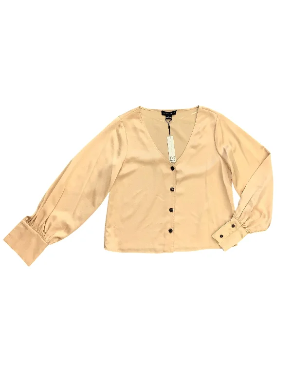 Top Long Sleeve By Sanctuary In Gold, Size: S Sophisticated Men's 