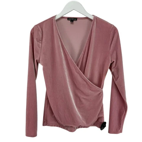 Top Long Sleeve By J. Crew In Pink, Size: S Practical Men's Multi
