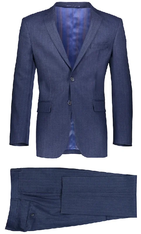 2 PIECE SLIM SHADY SUIT - NAVY Unique Men's Patch