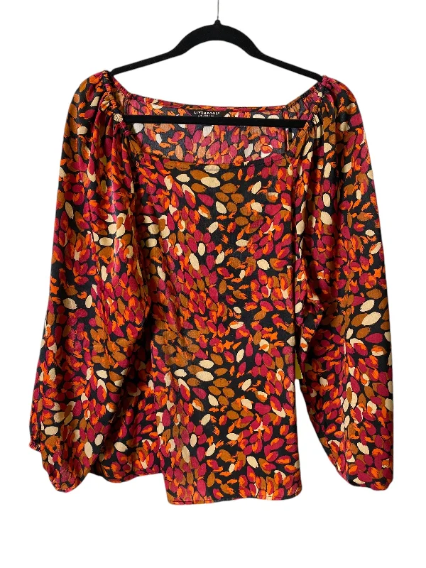 Top Long Sleeve By Liverpool In Floral Print, Size: Xl Refined Men's Hand