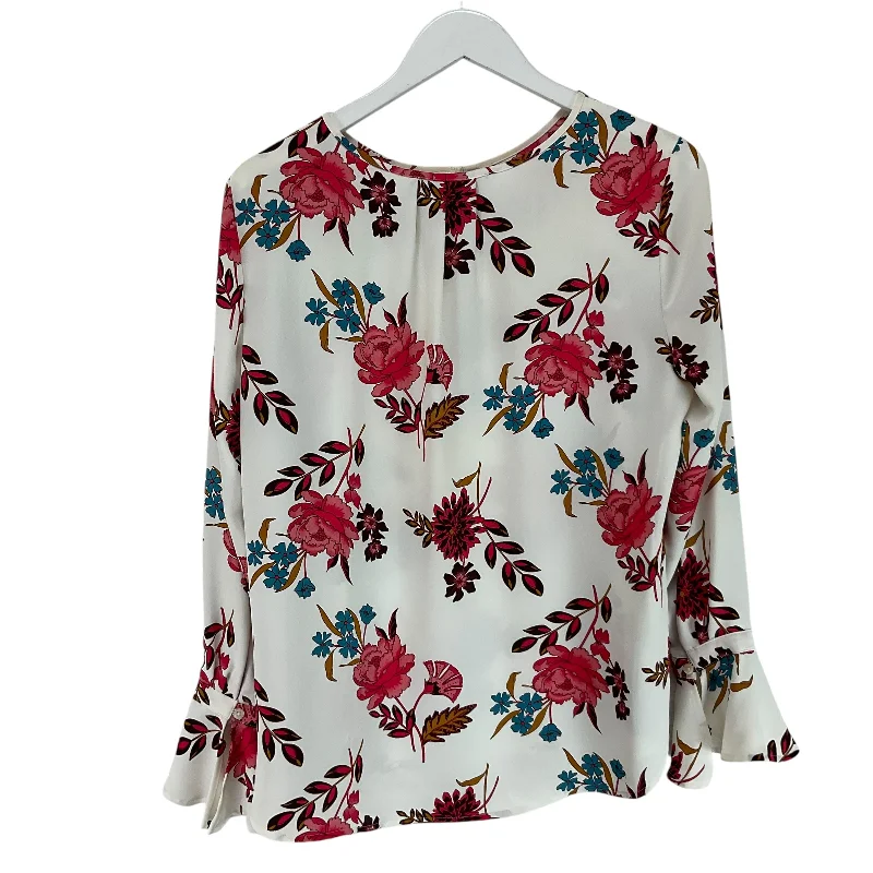 Top Long Sleeve By Loft In White, Size: S Edgy Men's Punk