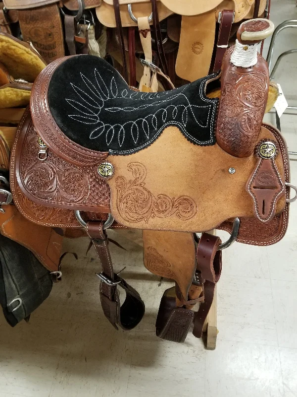 New Double R Roper/RR42055140GM/15 1/2-16" Monochromatic Office Style